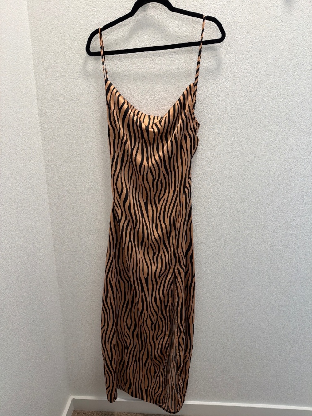 Nasty Gal tiger striped dress